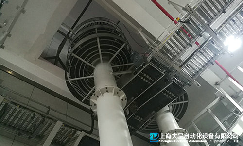 智能仓物料垂直螺旋输送项目